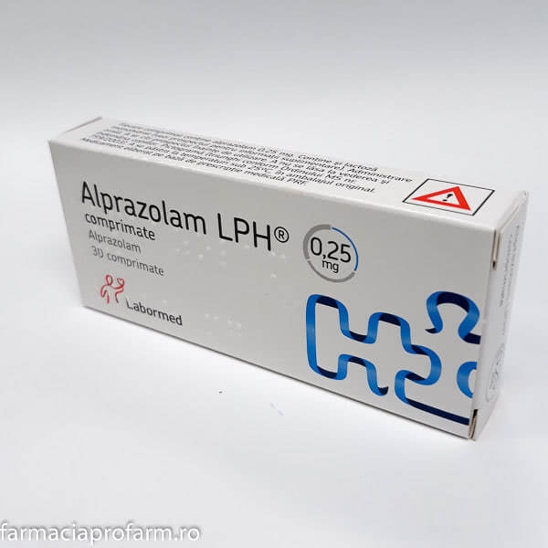 Алпразолам LPH 0,25мг №30 таб.***** Производитель: Румыния Labormed Pharma
